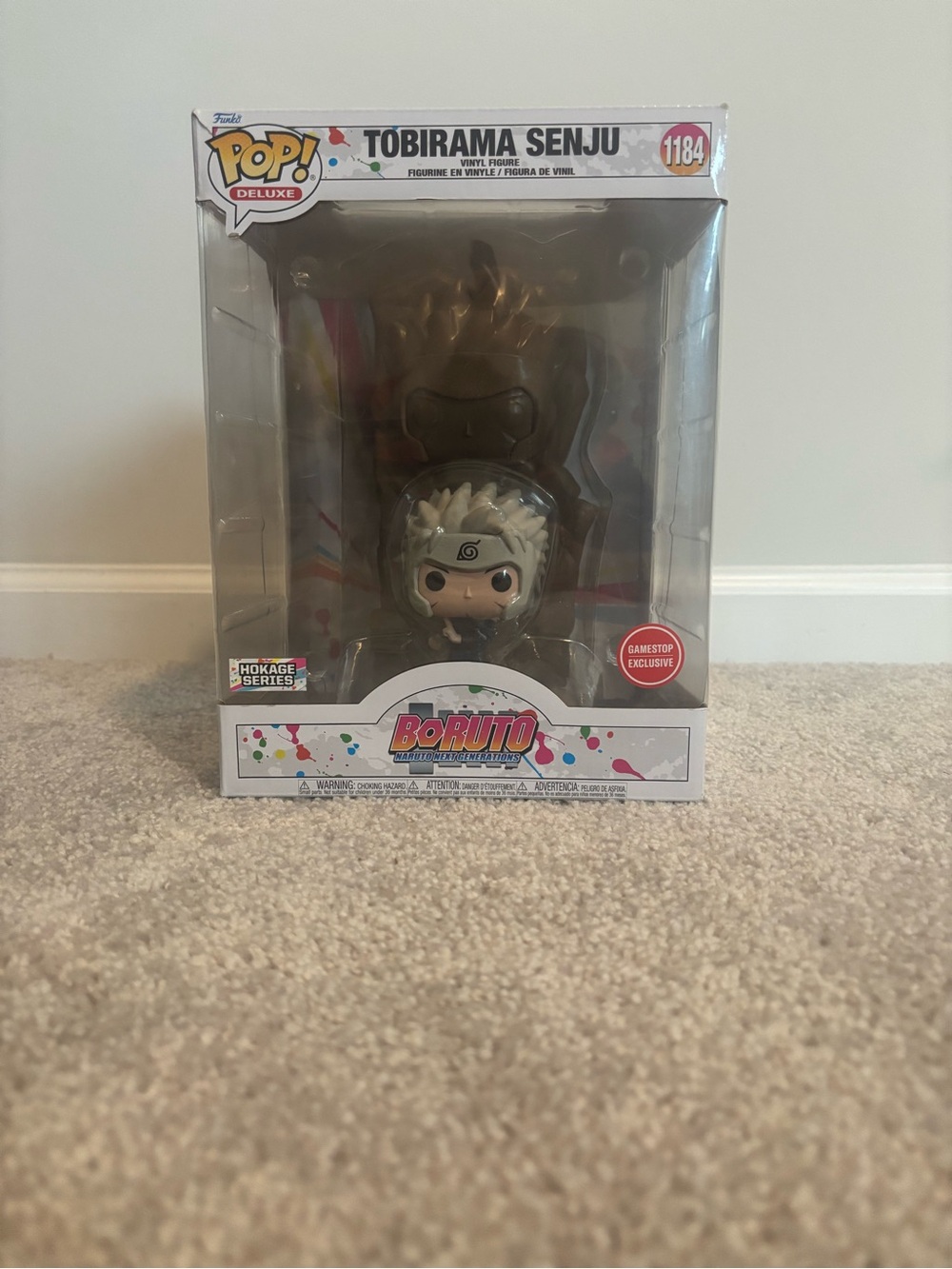 Funko Pop! Deluxe Tobirama Senju Vinyl Figure - White and Black